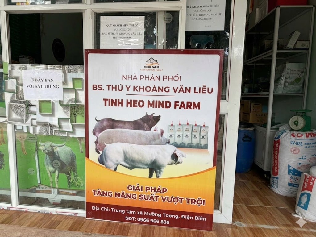 [ĐẠI LÝ SỐ 427] Phân phối tinh heo Mind Farm tại khu vực Điện Biên 