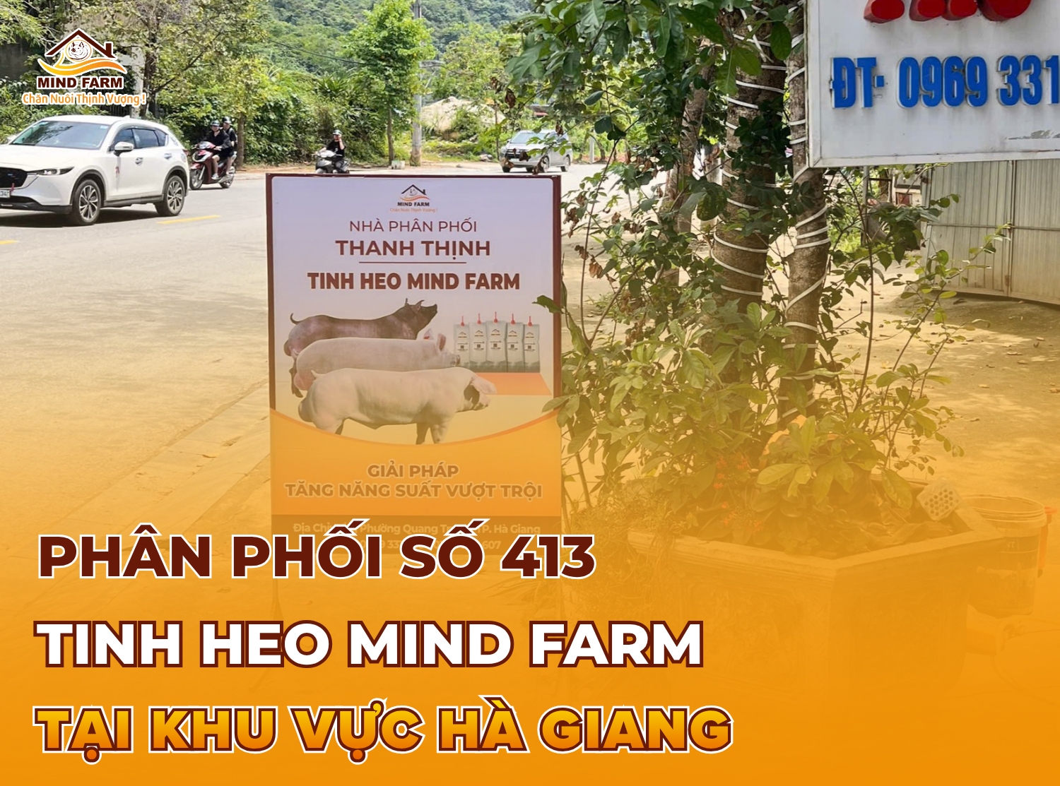 [ĐẠI LÝ SỐ 413] phân phối tinh heo Mind Farm tại Hà Giang