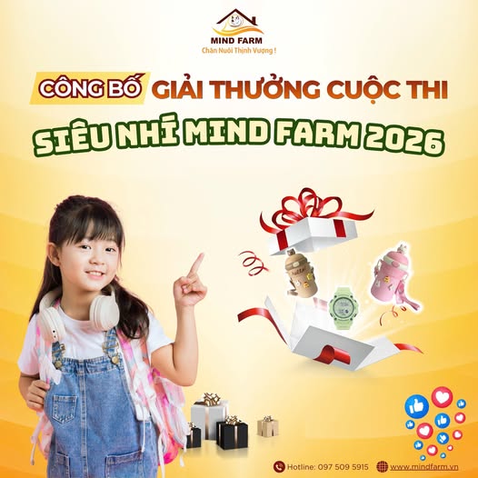 Công bố kết quả cuộc thi “Siêu nhí Mind Farm 2026” 