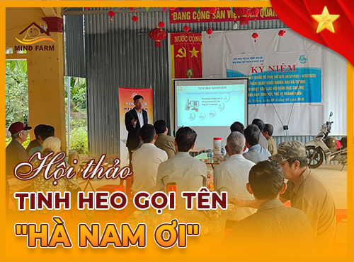 Đón chào hội thảo thứ 3 trong tháng 5: Mind Farm đến với bà con Hà Nam