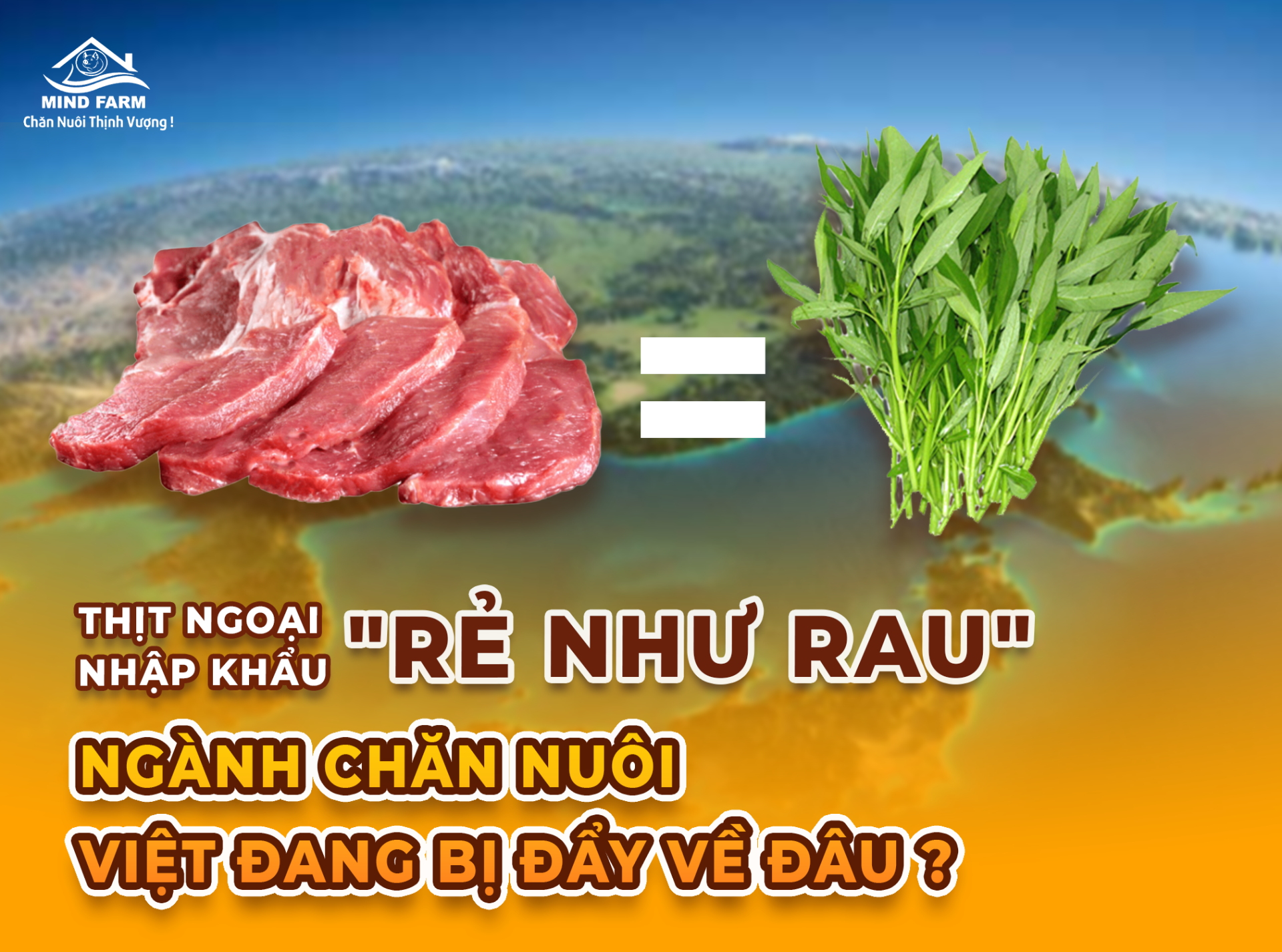 Việt Nam nhập khẩu mạnh thịt ngoại, áp lực nào đè lên ngành chăn nuôi trong nước?